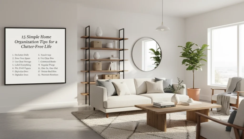 15 simple home organization tips for a clutter fre 1