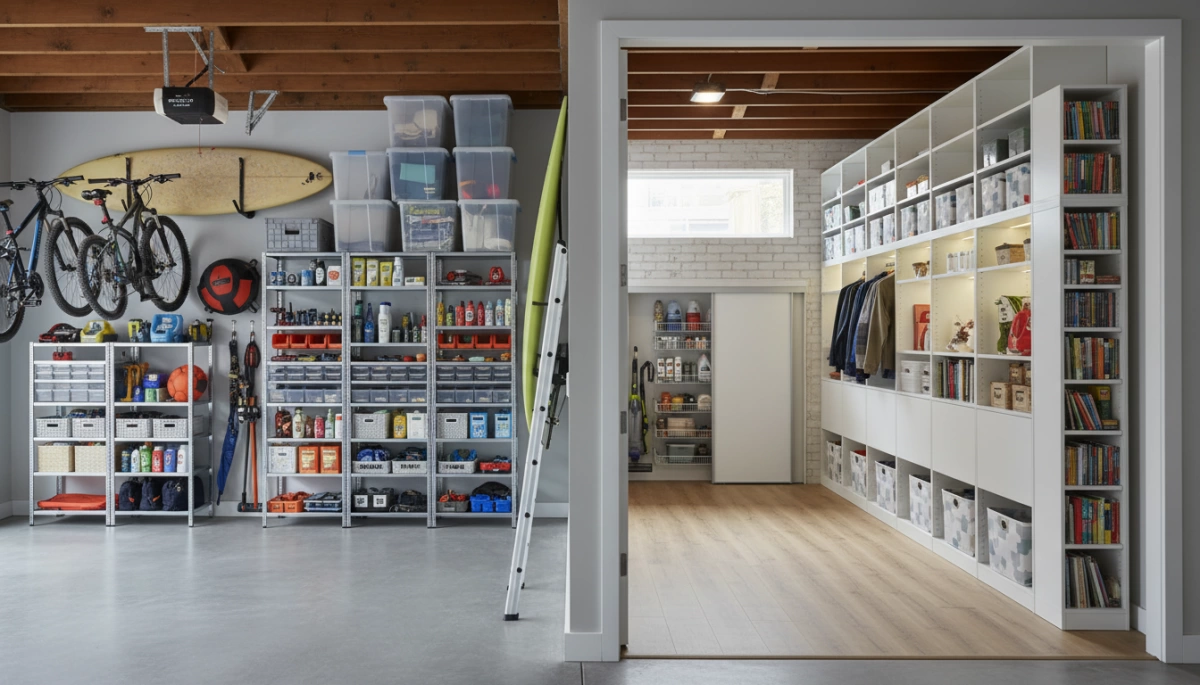 Garage and Basement Vertical Storage Solutions