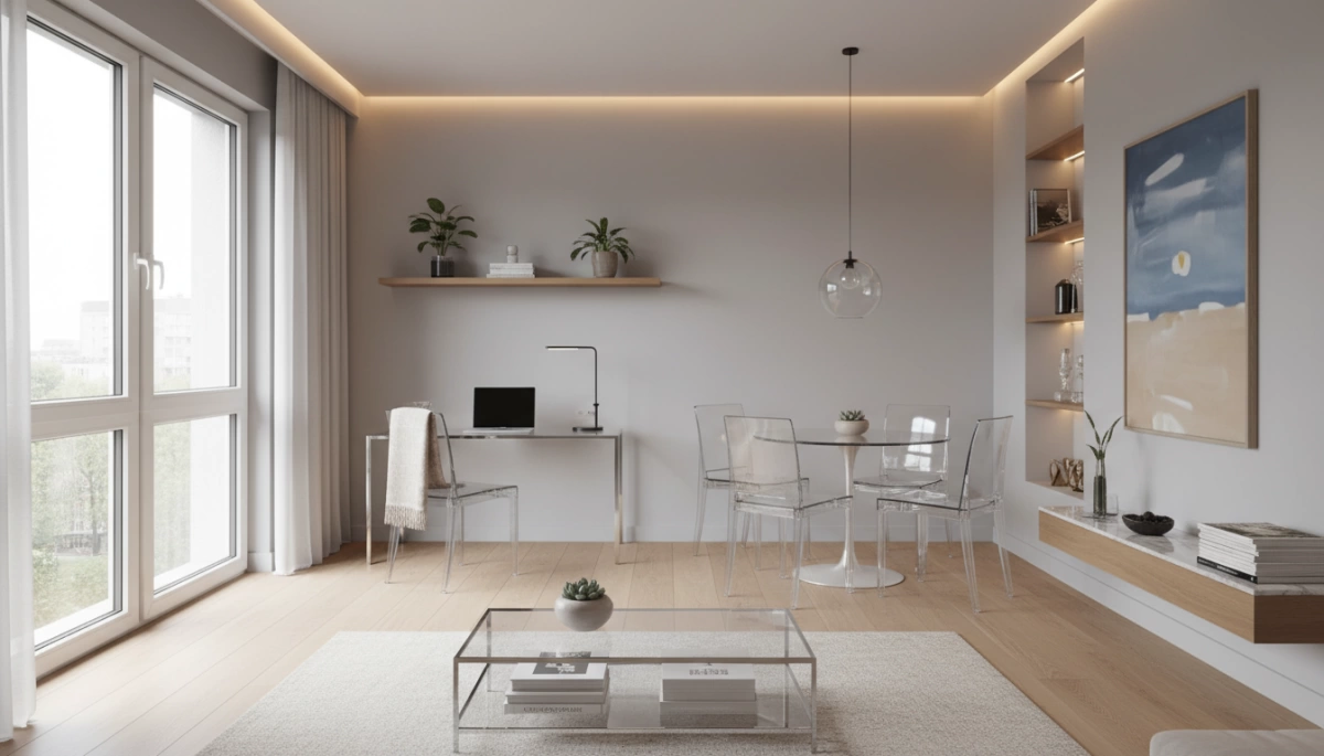 Transparent Furniture for Small Spaces