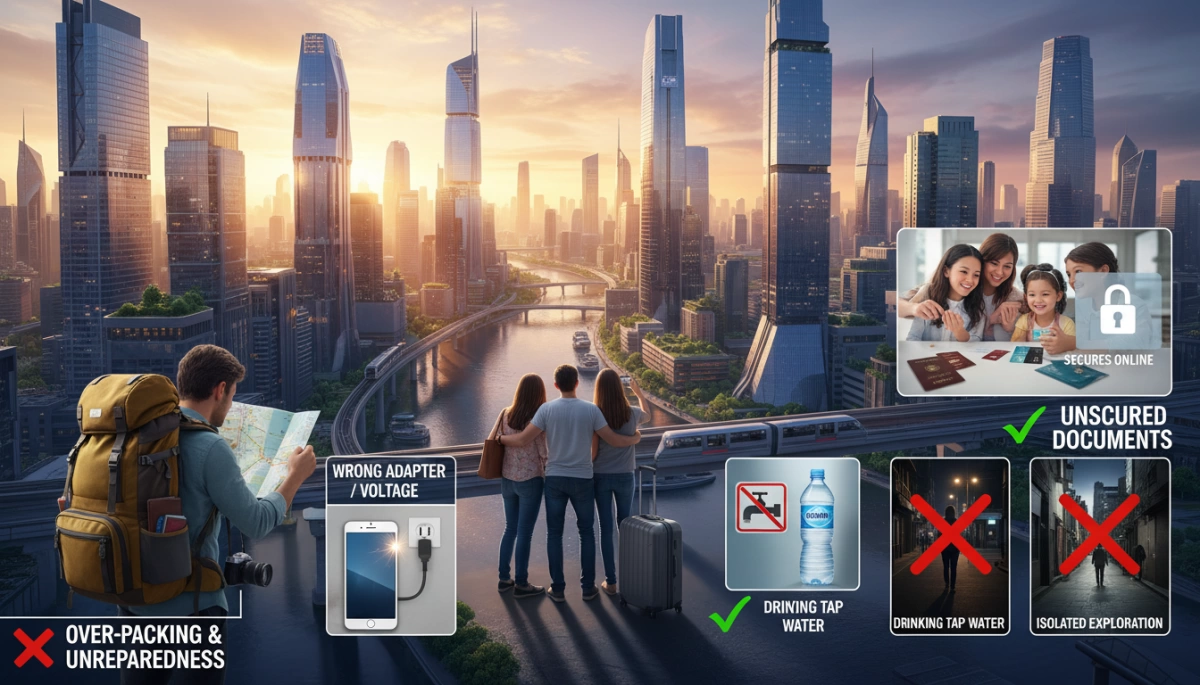 common travel mistakes and safety tips